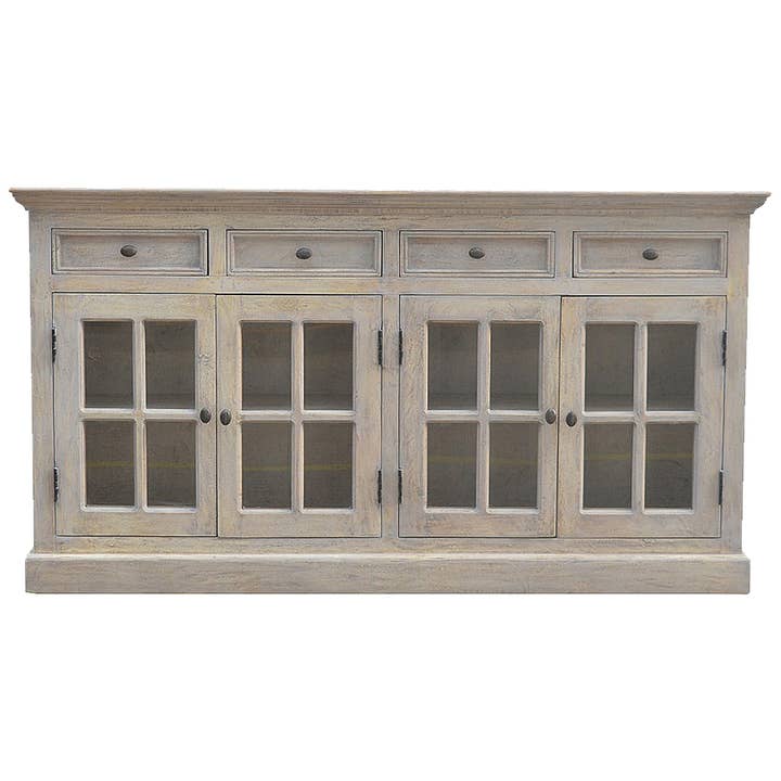 Buffet latéral en pierre lavée à l'acide émaillé pour la vente par Artisan Furniture