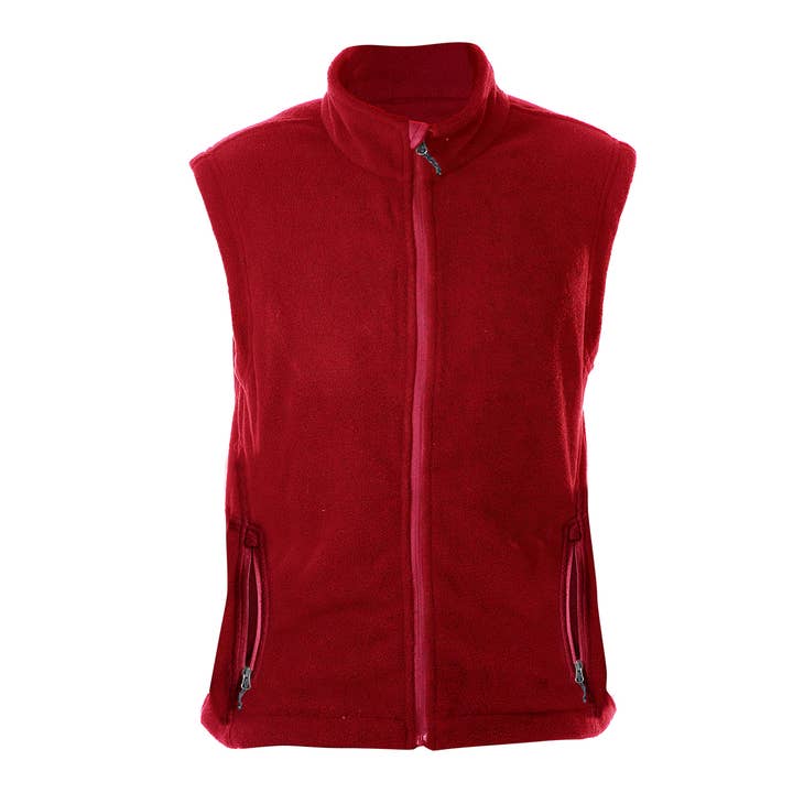 LeeHanTon - Wholesale Outerwear Vest - Men's - LeeHanTon Men's Solid Full Zip Polar Fleece Vest6