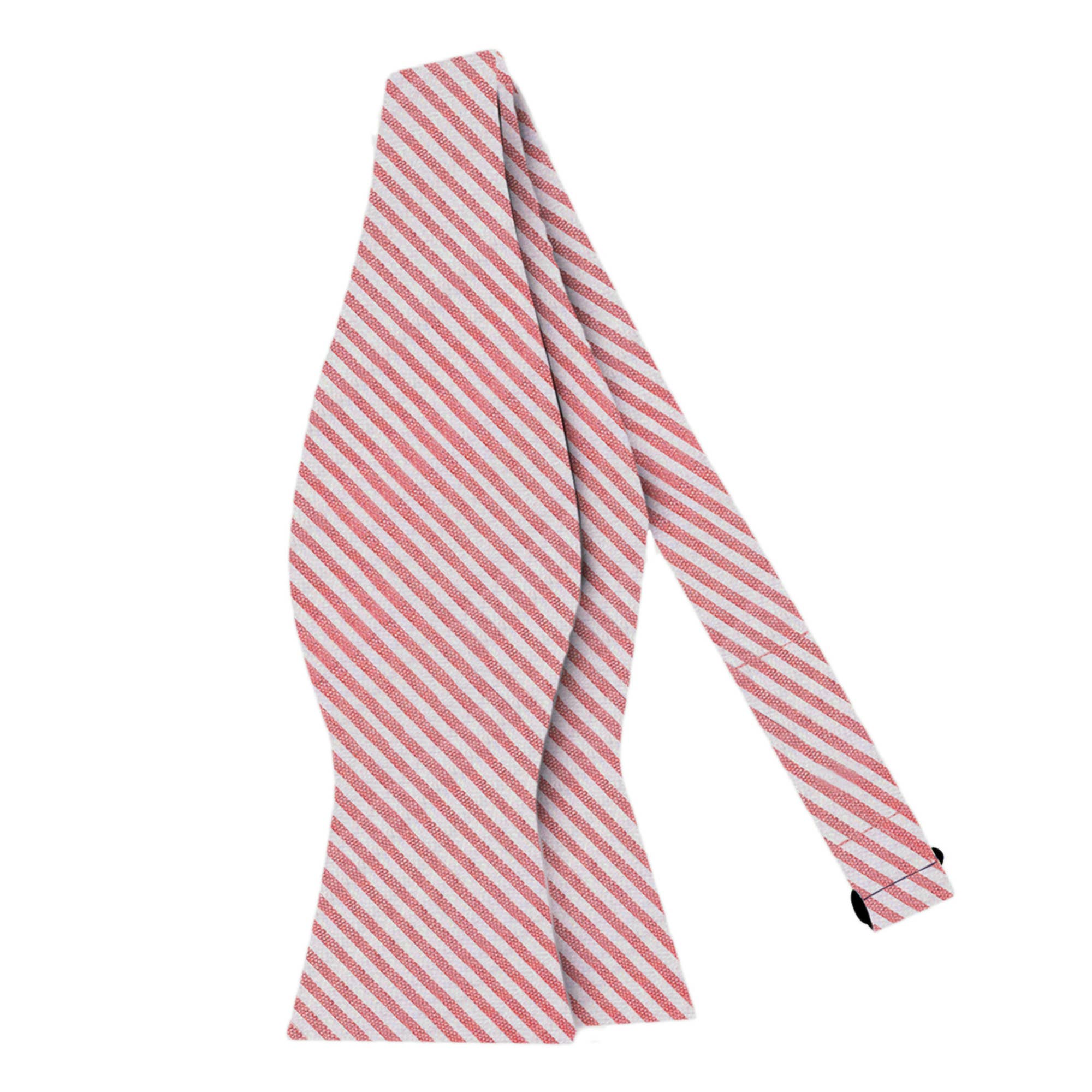 Jacob Alexander - Wholesale Bow Tie - Men's - Men's Seersucker Striped Bow Tie18