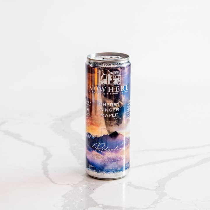 NoWhere - Wholesale Non-Alcoholic Aperitif/Mocktail - Ridgeline; Cherry, Ginger, Maple N/A Aperitif/Mocktail
