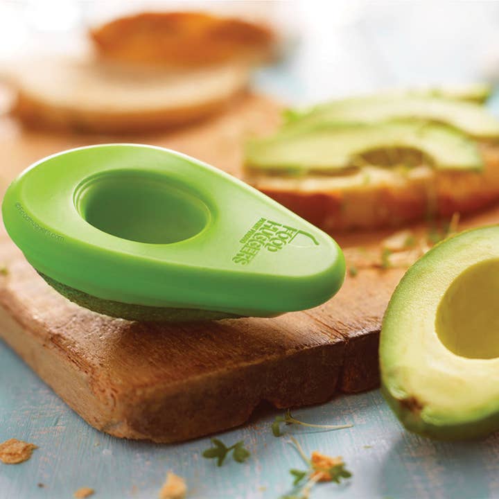 Food Huggers - Wholesale Food Storage Wrap/Bag - Green Avocado Huggers - Set of 2
