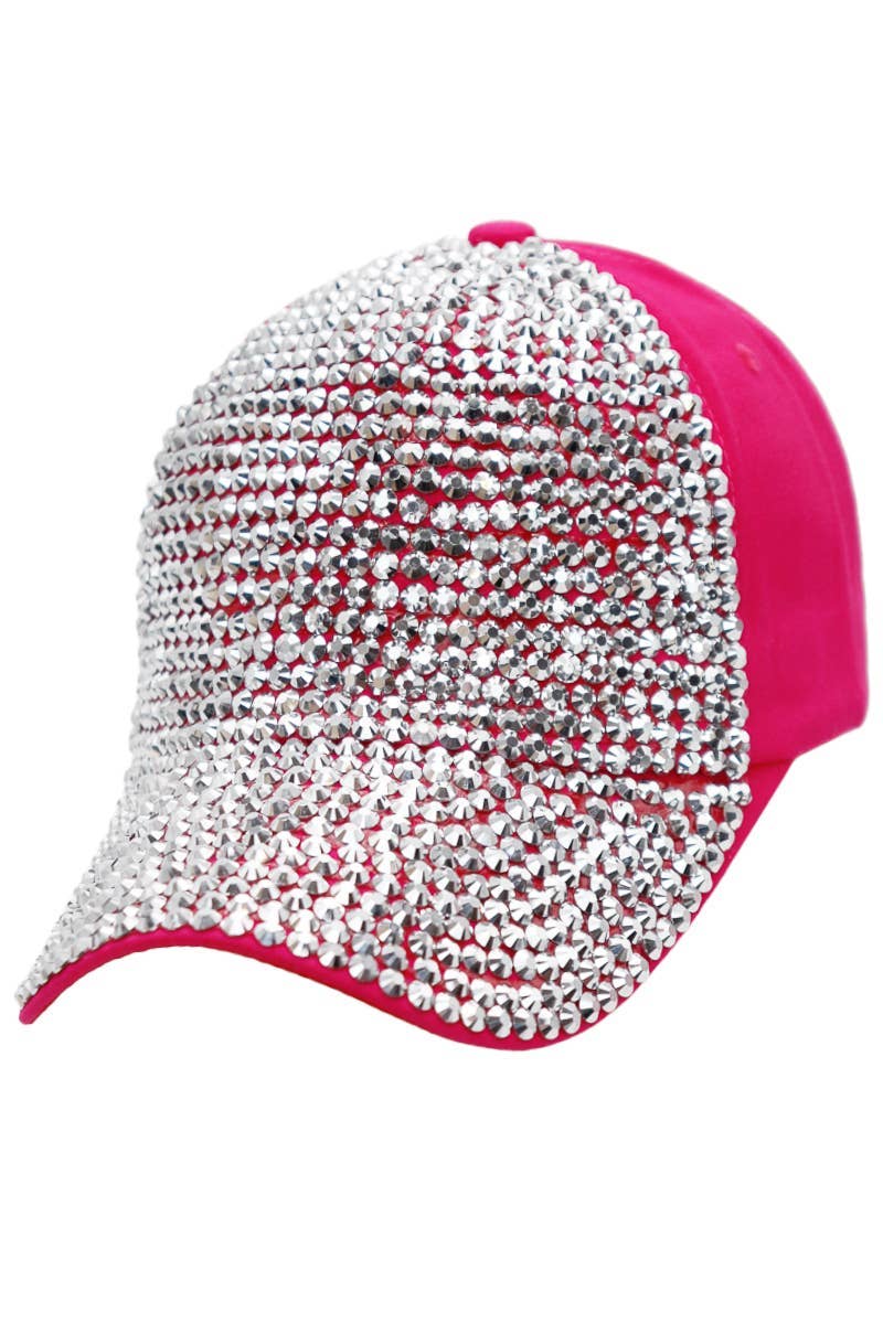 Cap Zone – wholesale Baseballkeps - Dam – Full Bling Rhinestone Twill Bomullsbasebollkeps6