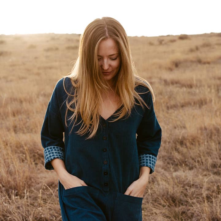 Happy French Gang - Wholesale Jumpsuit – Women's - Indigo Jumpsuit0