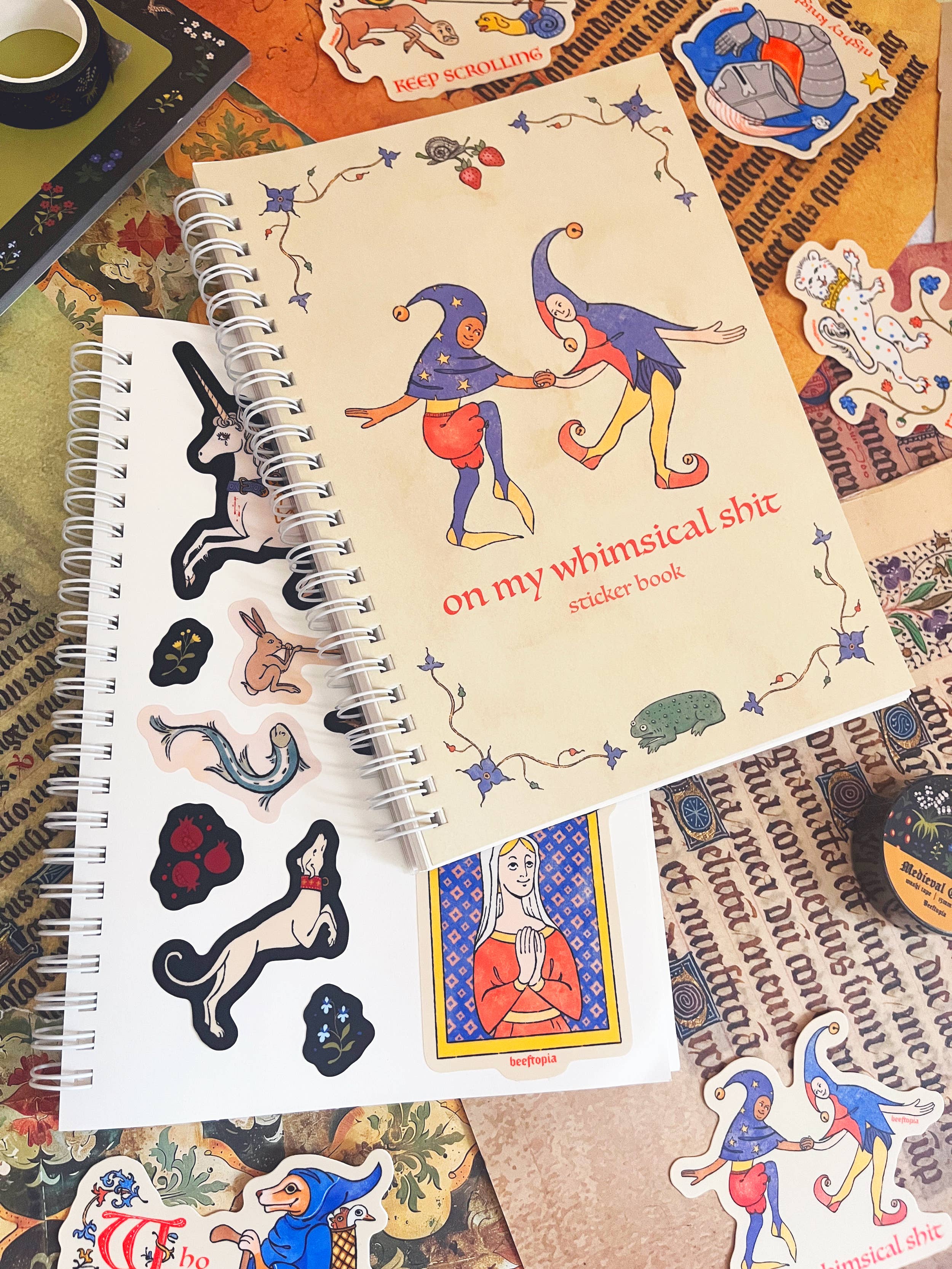 Beeftopia - Vendita all'ingrosso Quaderni - Sul Mio Libro di Adesivi Riutilizzabili Stravaganti3