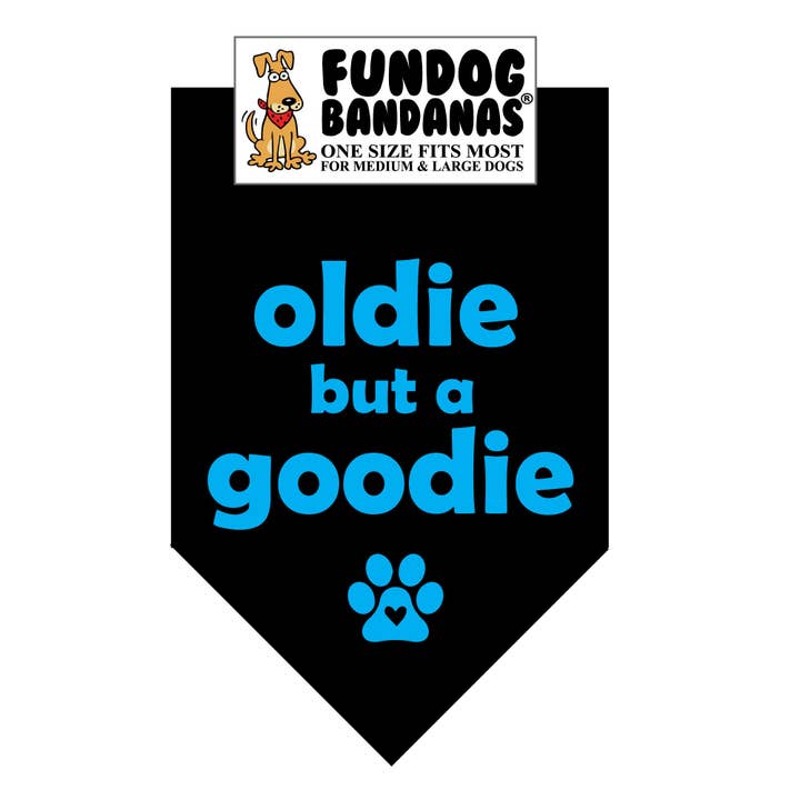 5 Pack - Oldie but a Goodie Cotton Bandana for wholesale by FunDog Bandanas