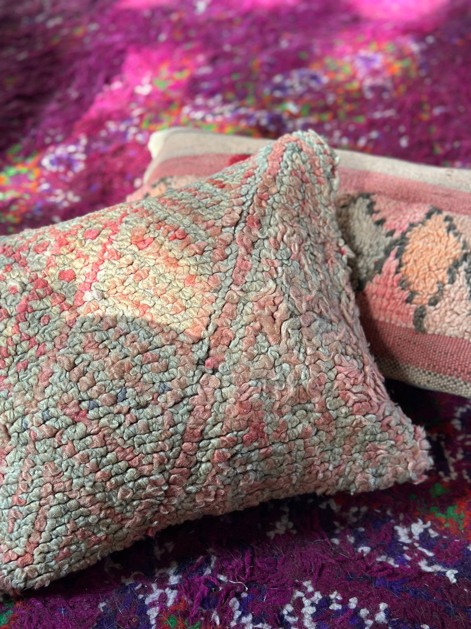 SOUK in the CITY - Vendita all'ingrosso Fodera cuscino decorativo - Set promozionale di 10 federe riciclate berbere1