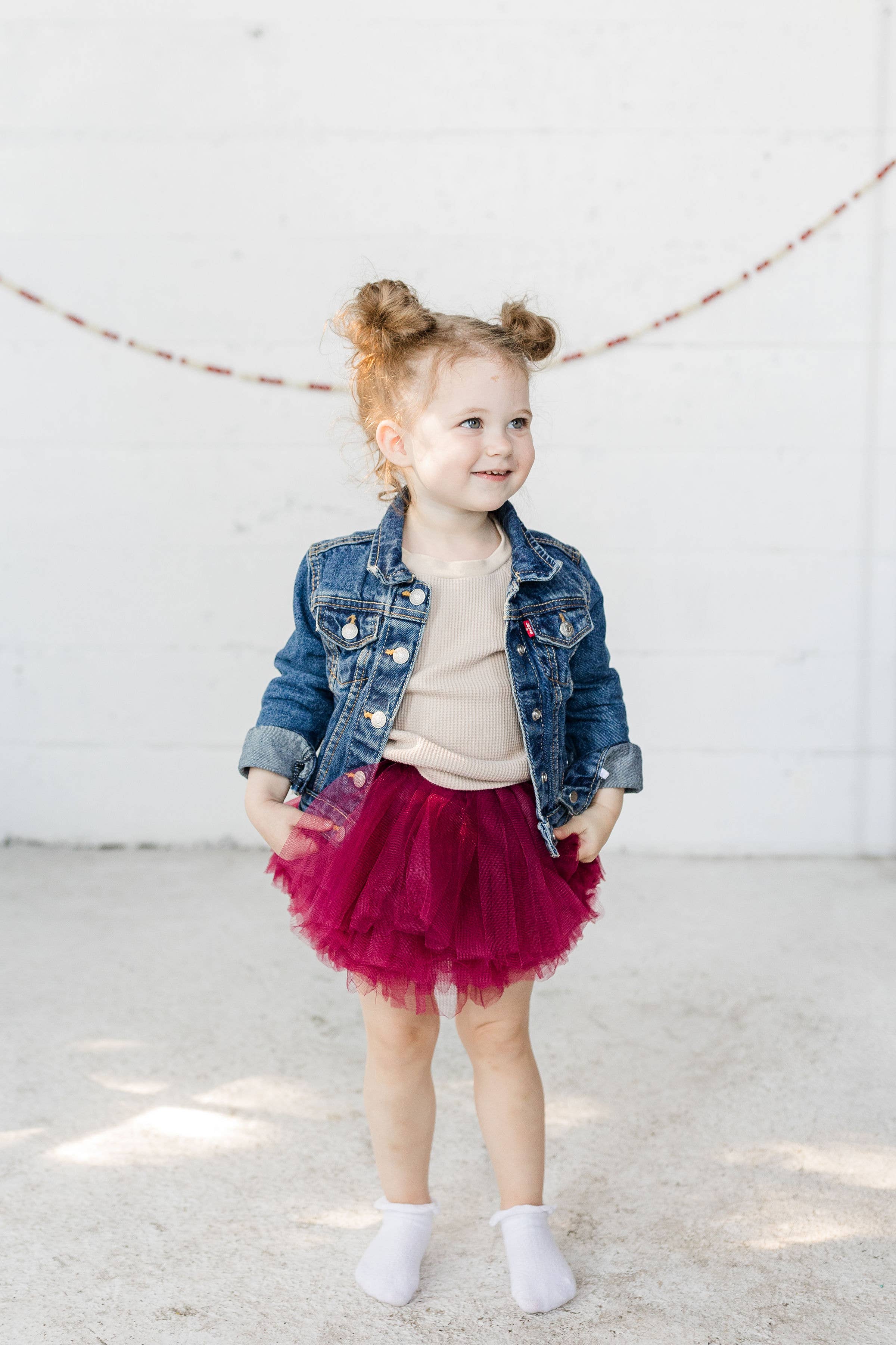 The Glam Goat – wholesale Tutu – Child – Full Layered wine Tutu, Full Tutu Skirt, Deep Red Tutu Skirt