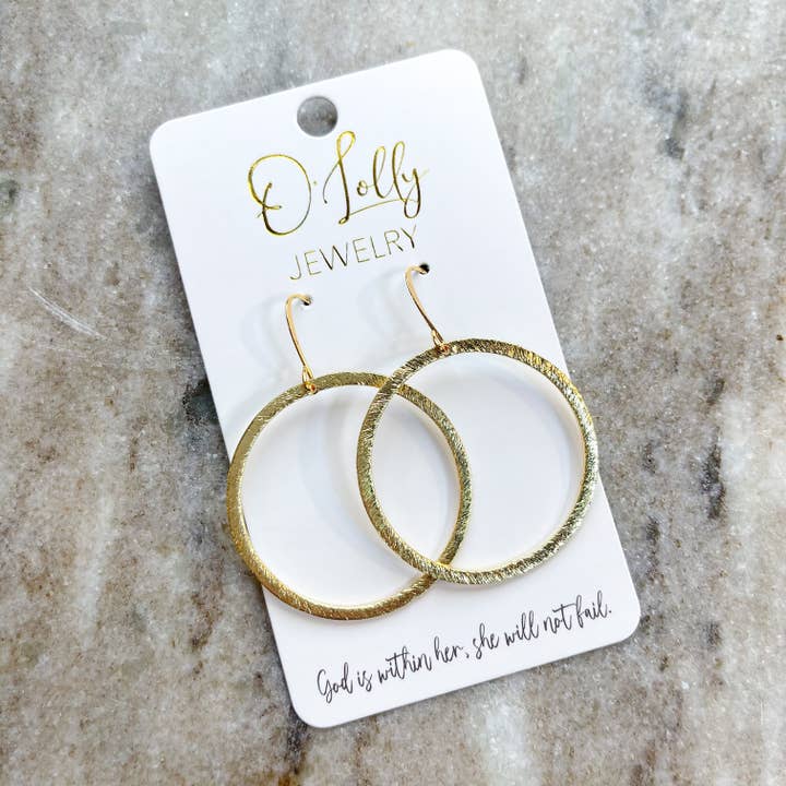 Everyday Gold Earrings Style 5 for wholesale by O’Lolly Jewelry