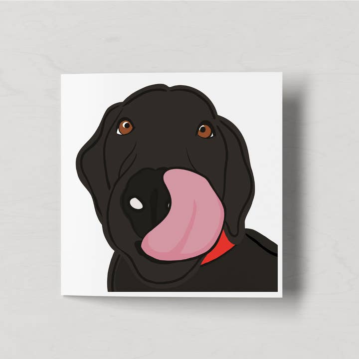 Grandi baci - Black Labrador Retriever per la vendita all'ingrosso da parte di FloofAndFlump Designs