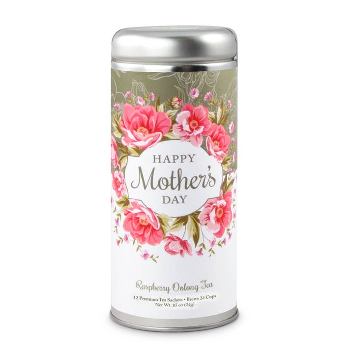Peony Mother’s Day Tea Gift for wholesale by The Tea Can Company