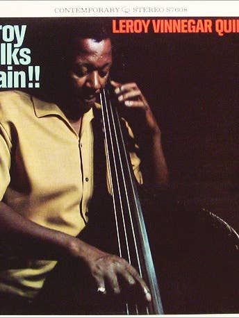 LEROY VINNEGAR QUINTET !! Leroy Walks Again !! Cassette for wholesale by Real Retro