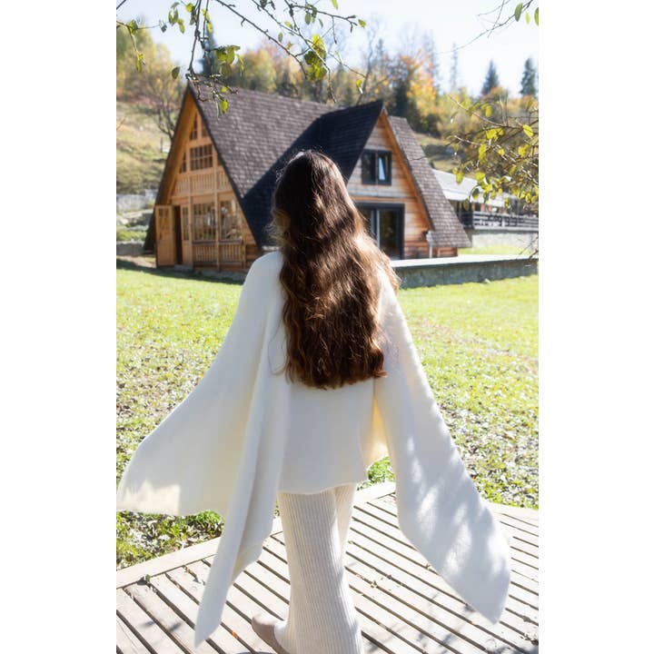 Nenya Fashion Limited - Wholesale Scarf – Women's - Aura Knit Convertible Shawl-Stole5