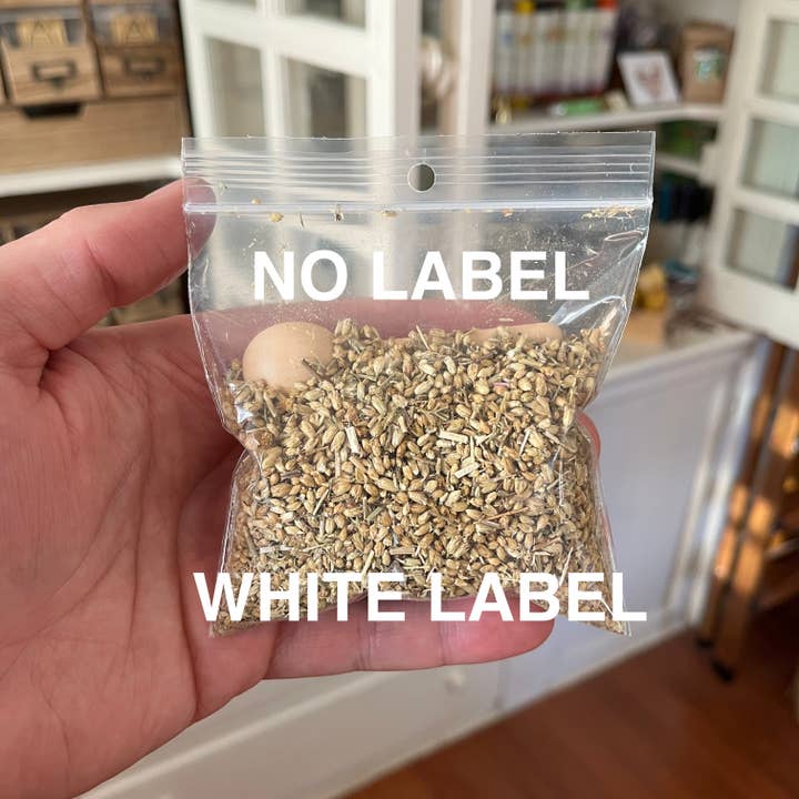 Solidago Herbals by Wade Vetiver - Wholesale Herbs - NO LABEL herbs with spoon (private label / white label)