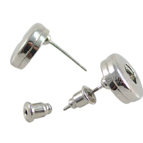 Mini Stud Earrings - 12mm Snap - Snap Jewelry for wholesale by Say It in A Snap Jewelry