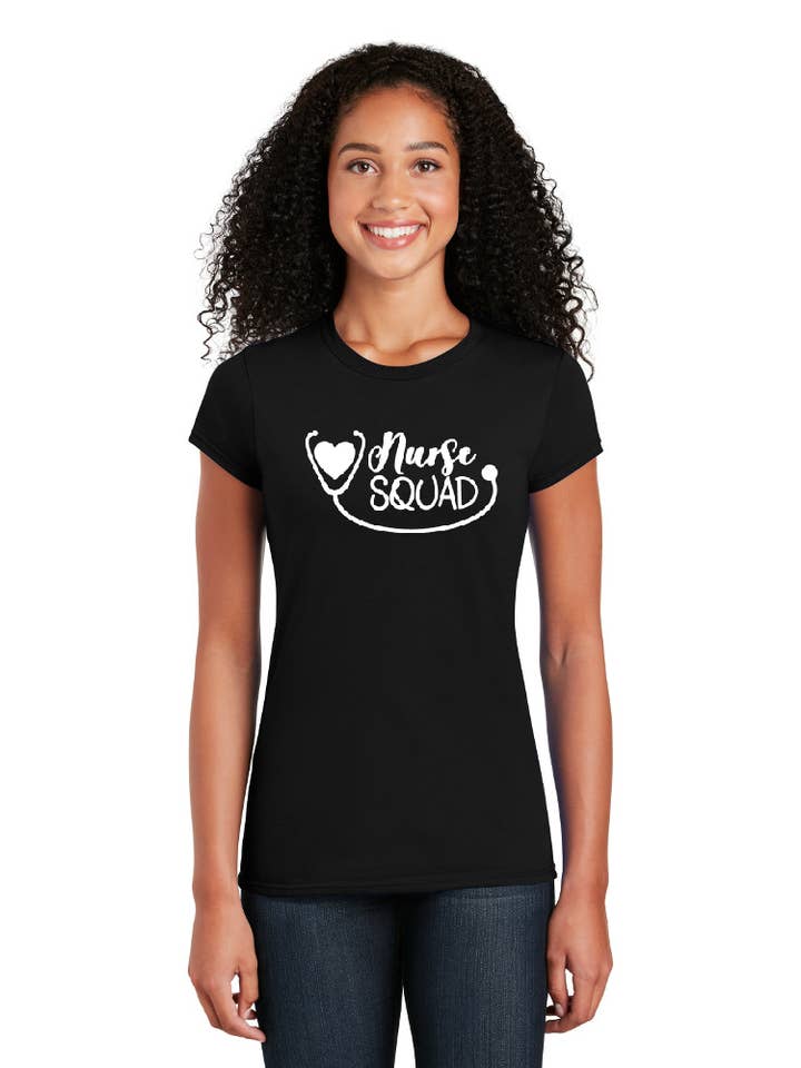 Nurse Squad - Camiseta de manga corta de algodón para venta al por mayor de Cutieful