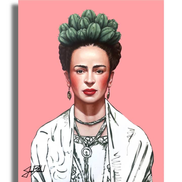 Frida Paper Print for wholesale by The Painted Ladies