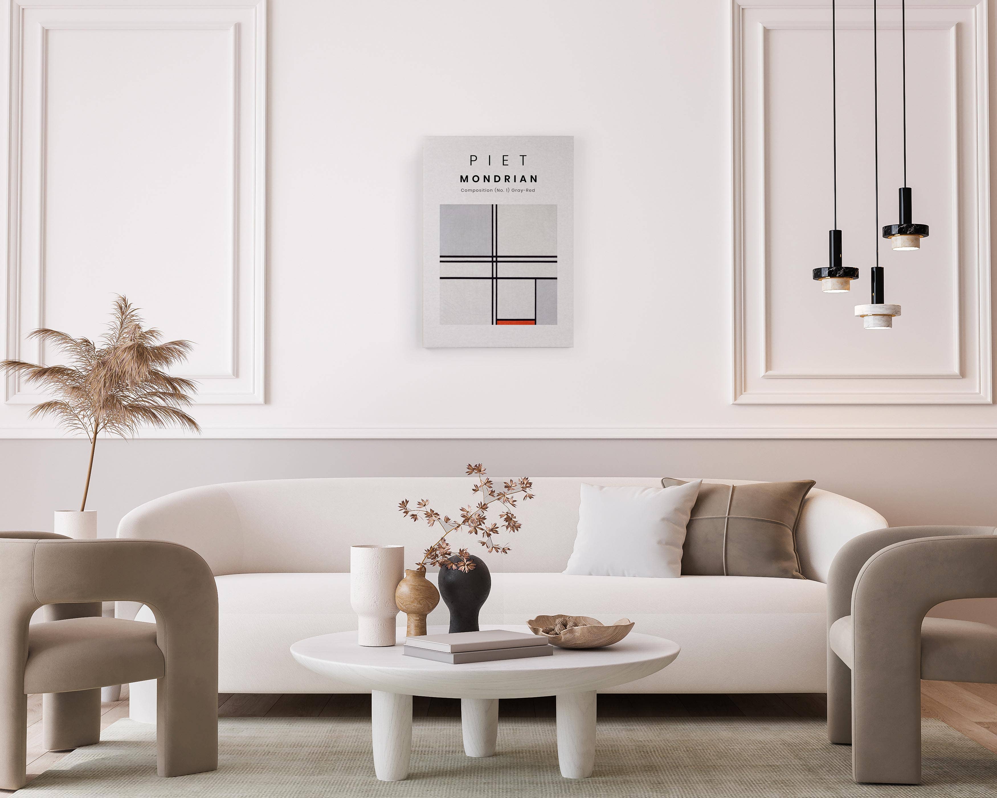 Really Nice Things - Wholesale Blank Canvas - 60x40 canvas Mondrian print4