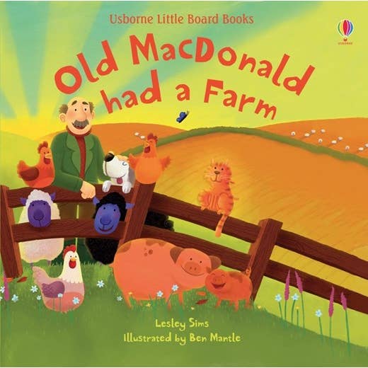Old MacDonald Had a Farm board book : Usborne for wholesale by HarperCollins