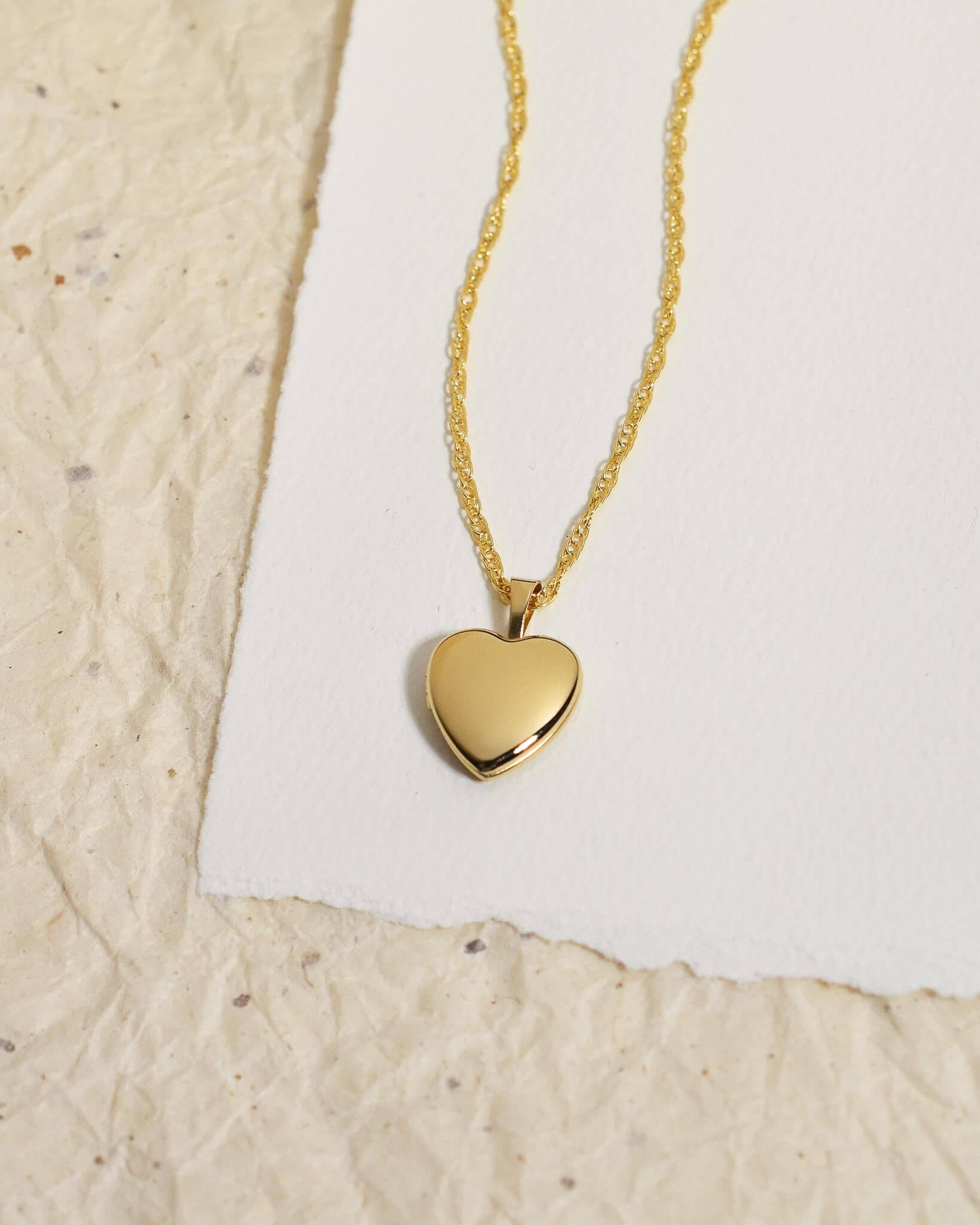 Gold Fill Heart Locket Necklace for wholesale on Faire7