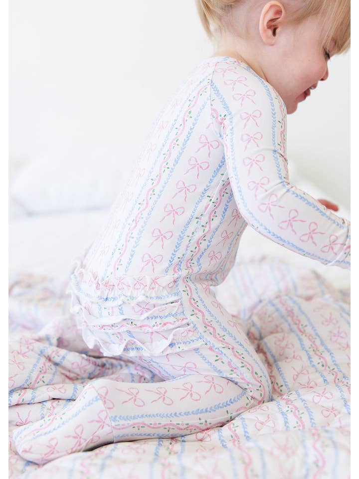 Charlie Lou Baby - Wholesale Jumpsuit - Baby - Bamboo Ruffle Rompee™ | Victorian Whimsy5