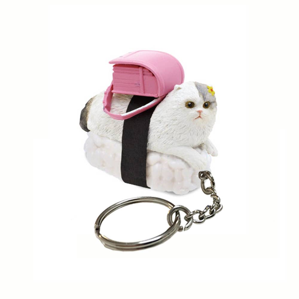 Clever Idiots Inc. - Wholesale Keychain - Unisex - Sushi Cat (Nekozushi) Keyring Blind Box Vol.13