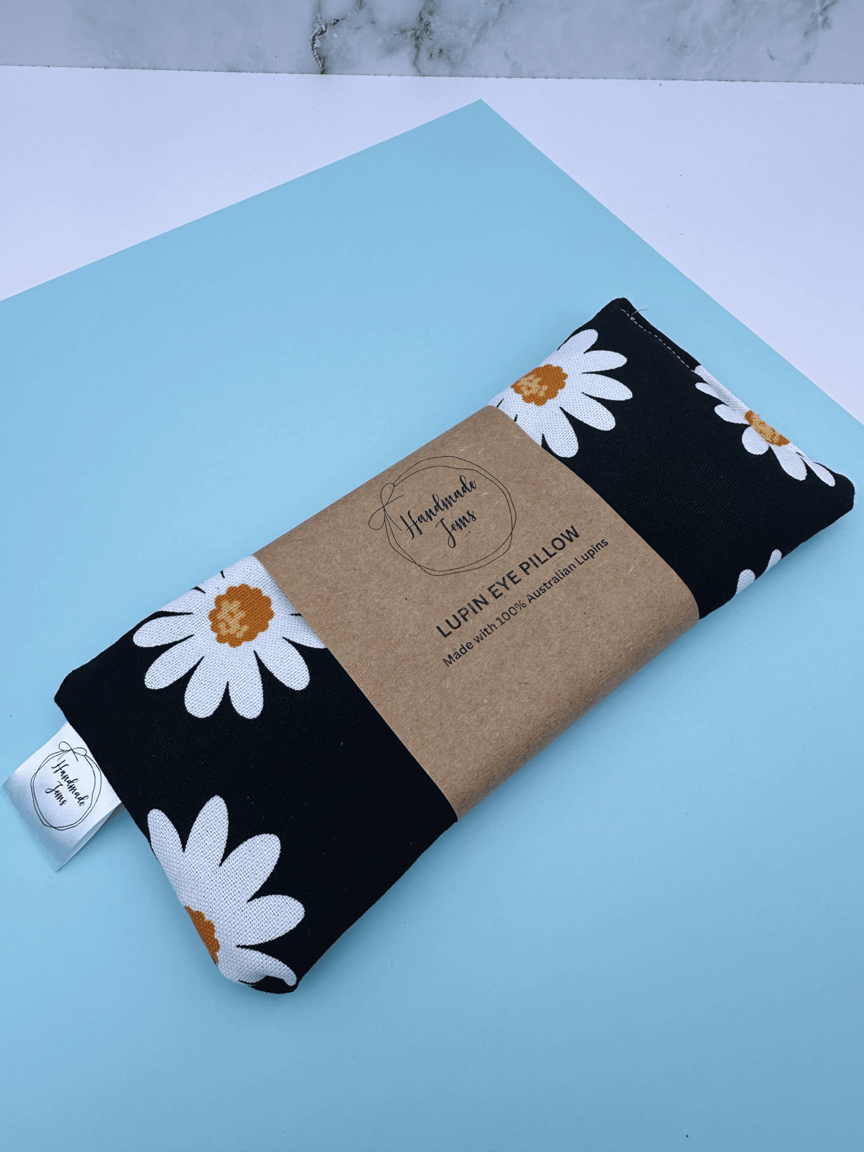 Handmade Jems - Wholesale Spa/therapy pillow - Black Daisies Lupin Eye Pillow