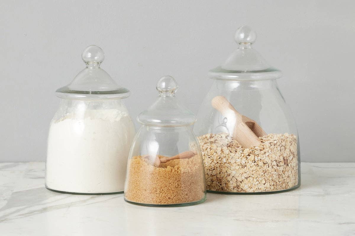 etúHOME – Jarra por atacado – Frasco de Vidro Vintage para Doces com Tampa, Grande2