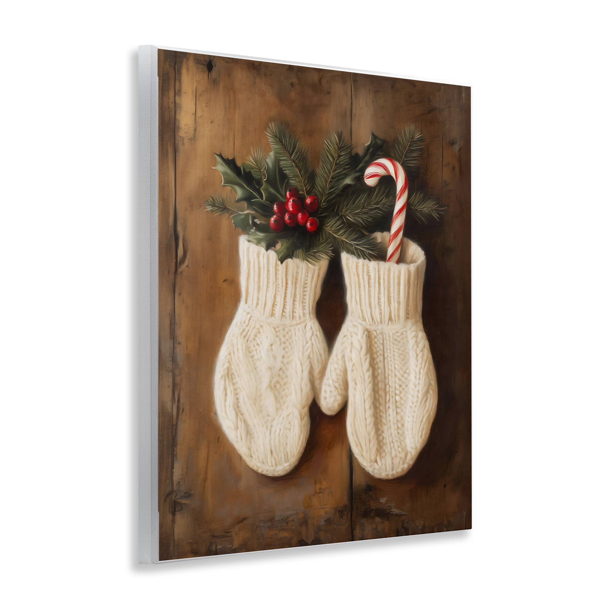 Stupell Industries - Wholesale Wall Sign - Warm Woolen Mittens - Unframed Wall Art3