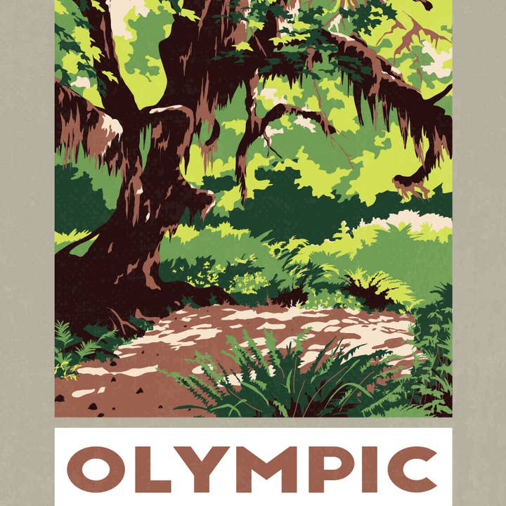 Lionheart Graphics - Wholesale Sticker - Olympic National Park Vinyl Sticker | Washington Souvenir