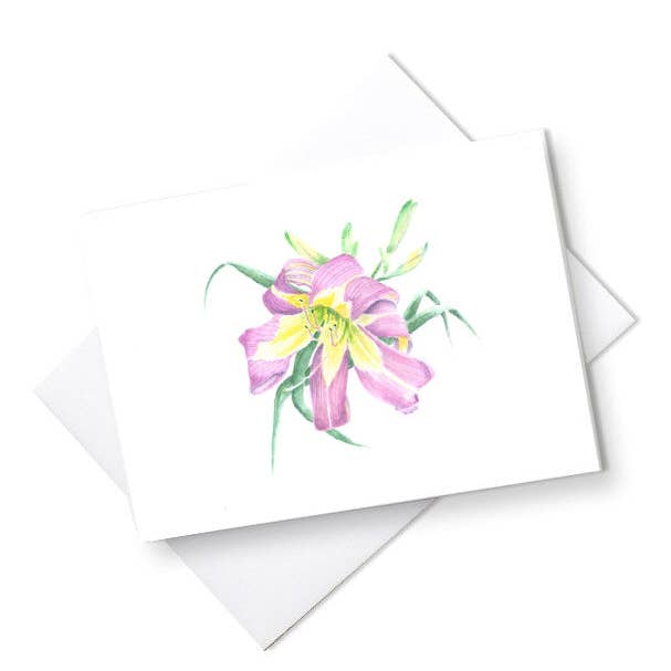 Purple Daylilly for wholesale by Two Bees Design Studio