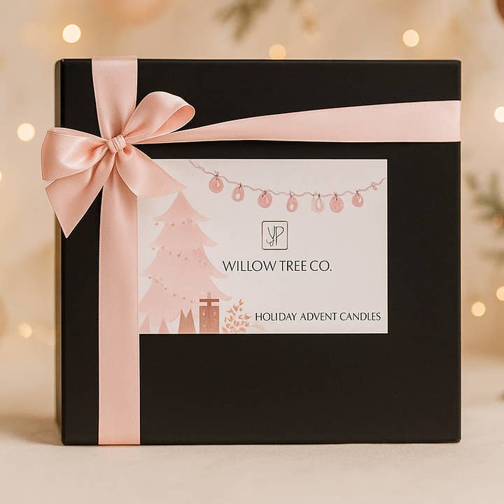 12 dagen van Kerstmis adventskaarsen voor wholesale door The Willow Tree Co