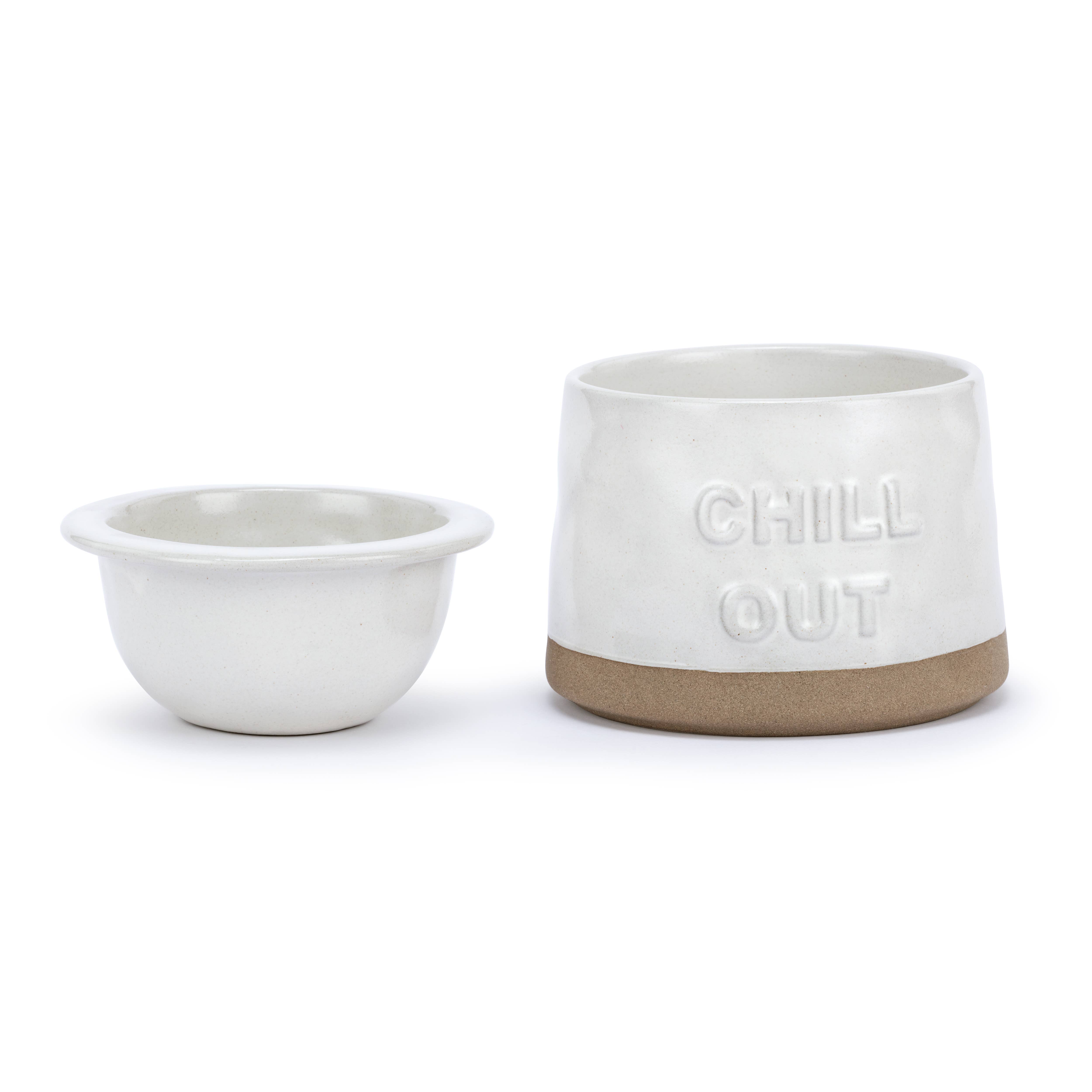 DEMDACO - Wholesale Condiment/Dip Bowl - White Chill Out Dip Chiller1