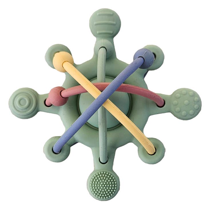 Summerville organic - Wholesale Teether (Not Clip-On) - Baby - Orbit Baby Silicone Activity Toy Cameo Green1