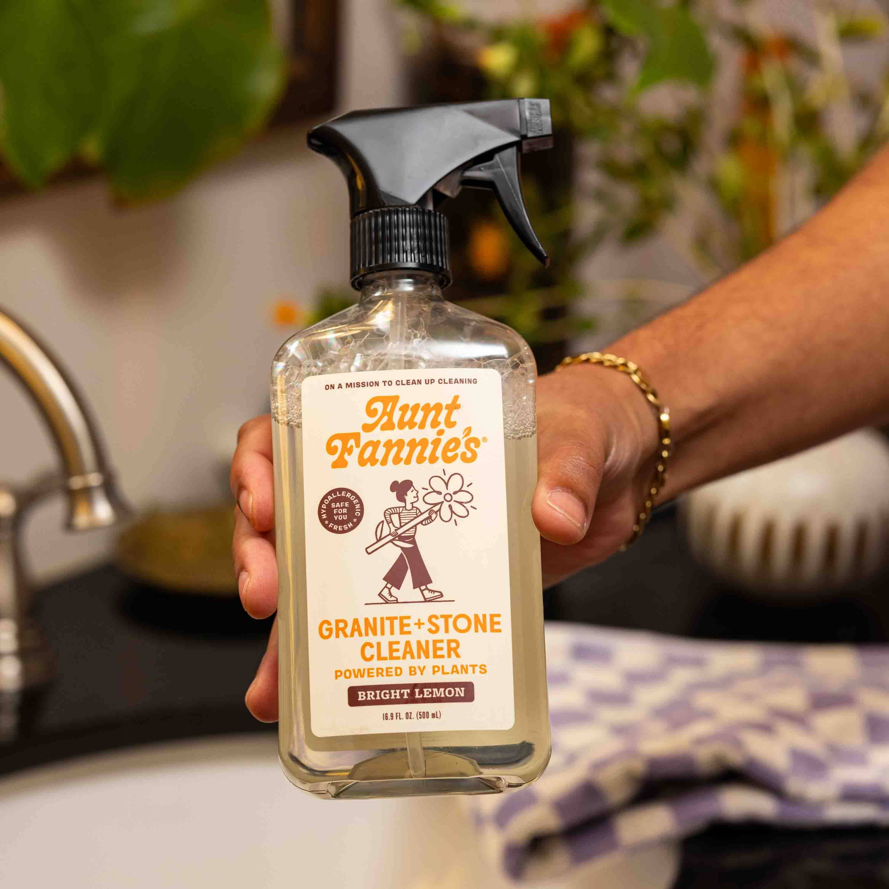 Aunt Fannie's - Wholesale All-Purpose Cleaning Spray - Granite + Stone Cleaner3