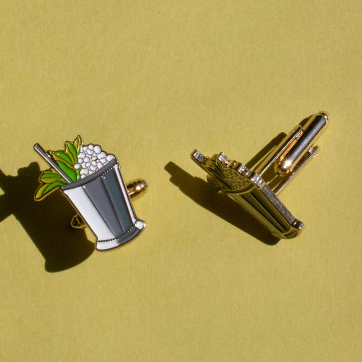 Mint Julep Cufflinks for wholesale by Love & Victory