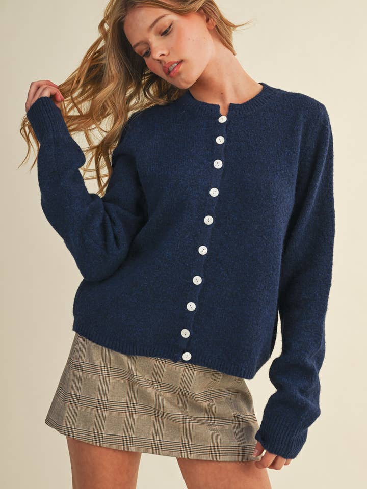 &MERCI - Wholesale Cardigan - Women's - MARLED KNIT SWEATER CARDIGAN MSW1124819