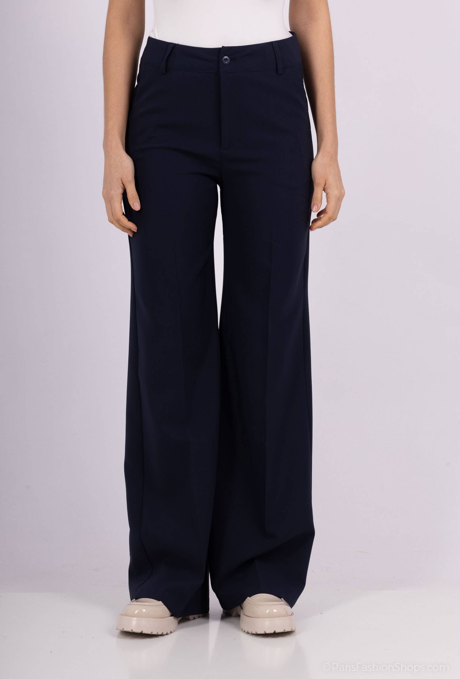 Afinity - Wholesale Suit Pants - Women's - Women's palazzo tailored pants A3306PT – flare cut7
