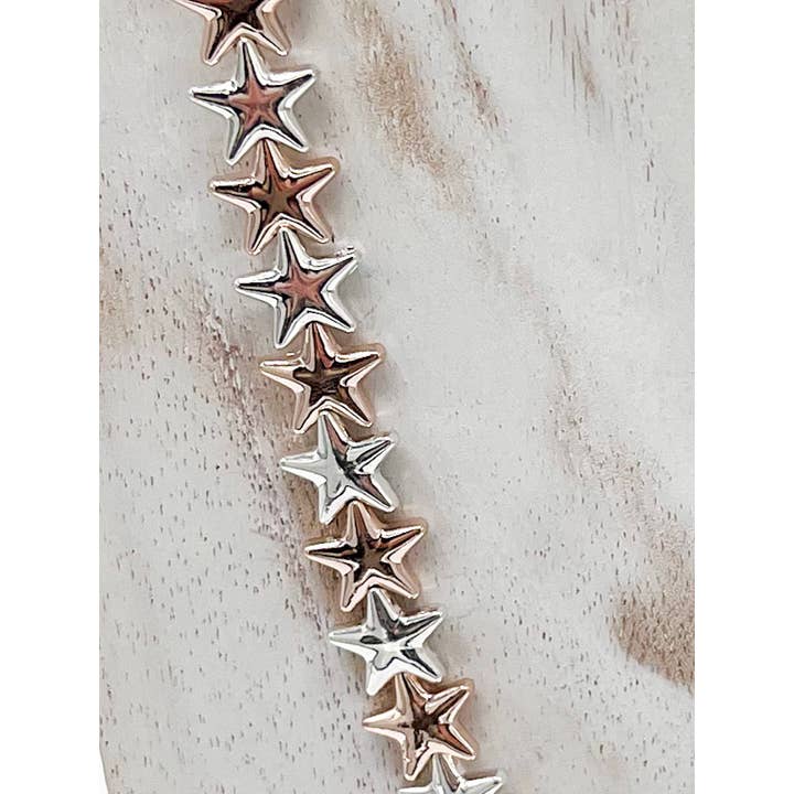 Jess & Lou - Wholesale Choker/Collar - Short Star Choker NK302Mix2