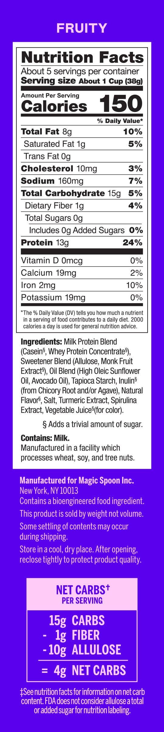 Magic Spoon - Wholesale Breakfast Cereal - Magic Spoon High Protein Fruity Cereal (8 boxes)11