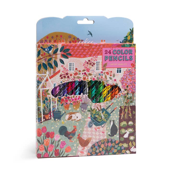 Engelska stuga färgpennor för wholesale av eeBoo