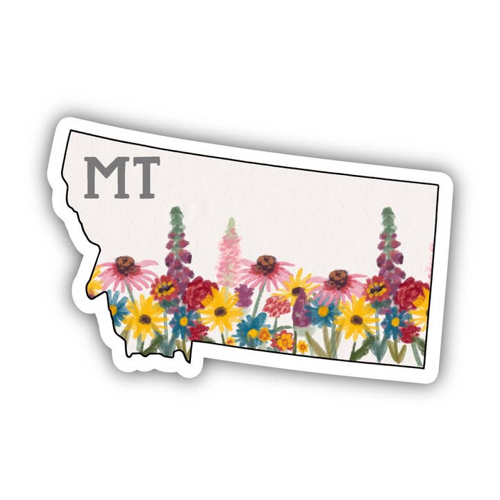 Montana Painterly Pattern Sticker for wholesale by Big Moods