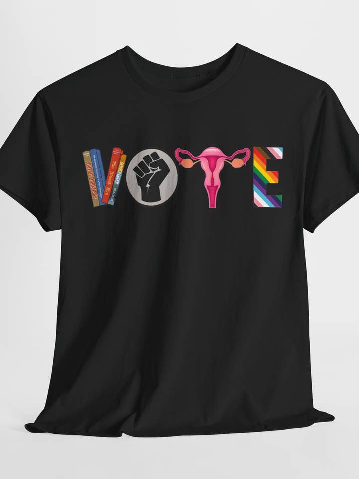 Empower Your Voice: VOTE Shirt for Equality and Inclusivity for wholesale by Inklusive Printing, Designs & More
