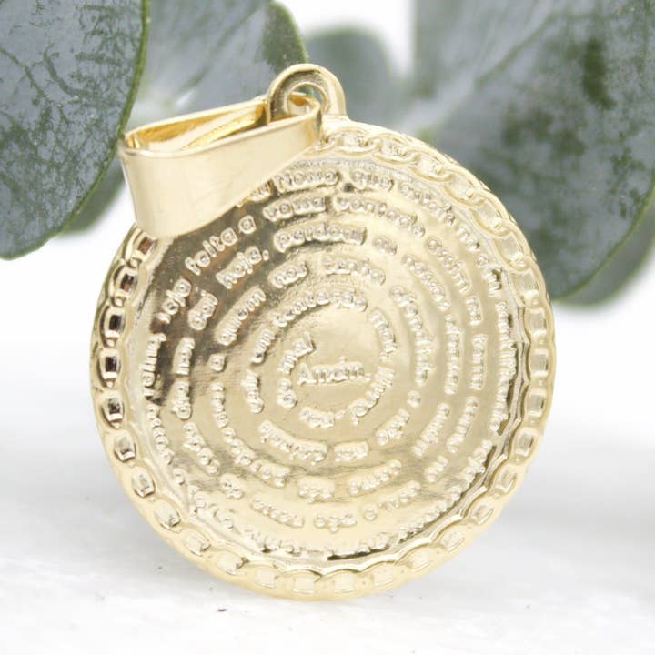 MIA Jewelry - Wholesale Individual Charm/Pendant - Gold Prayer Pendant0