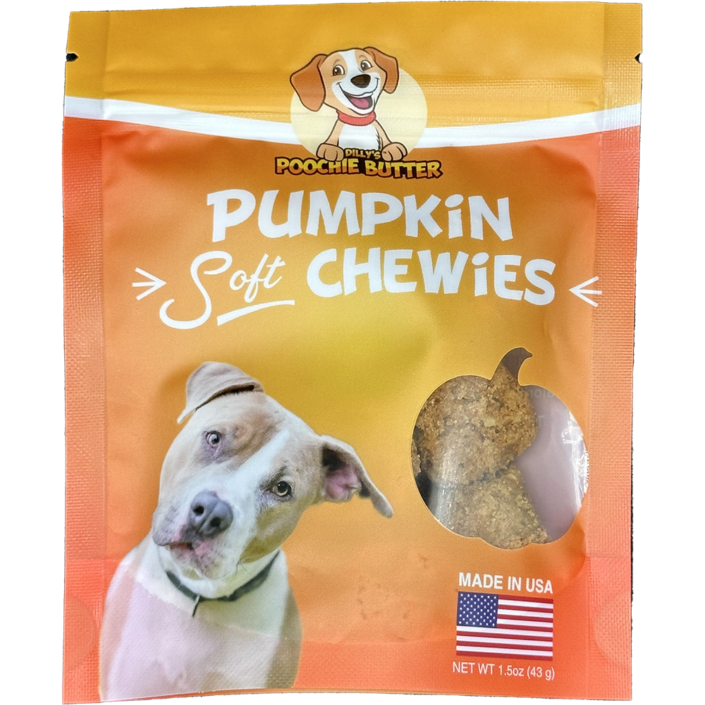 Wholesale 8oz Pumpkin Soft Chewies Dog Treats for your store - Faire
