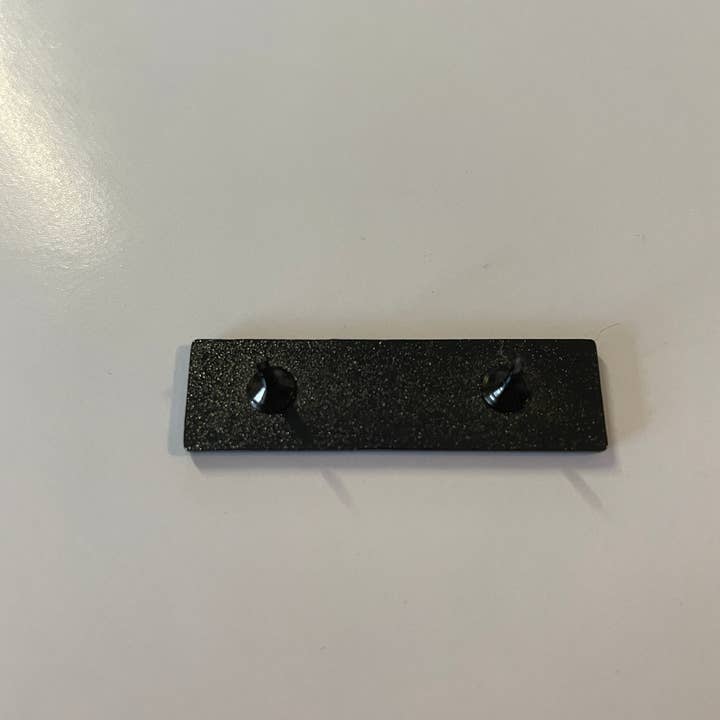 Retrophiliac - Wholesale Lapel Pin/Button - Autistic Identity Enamel Pin Black White Rectangle Autism