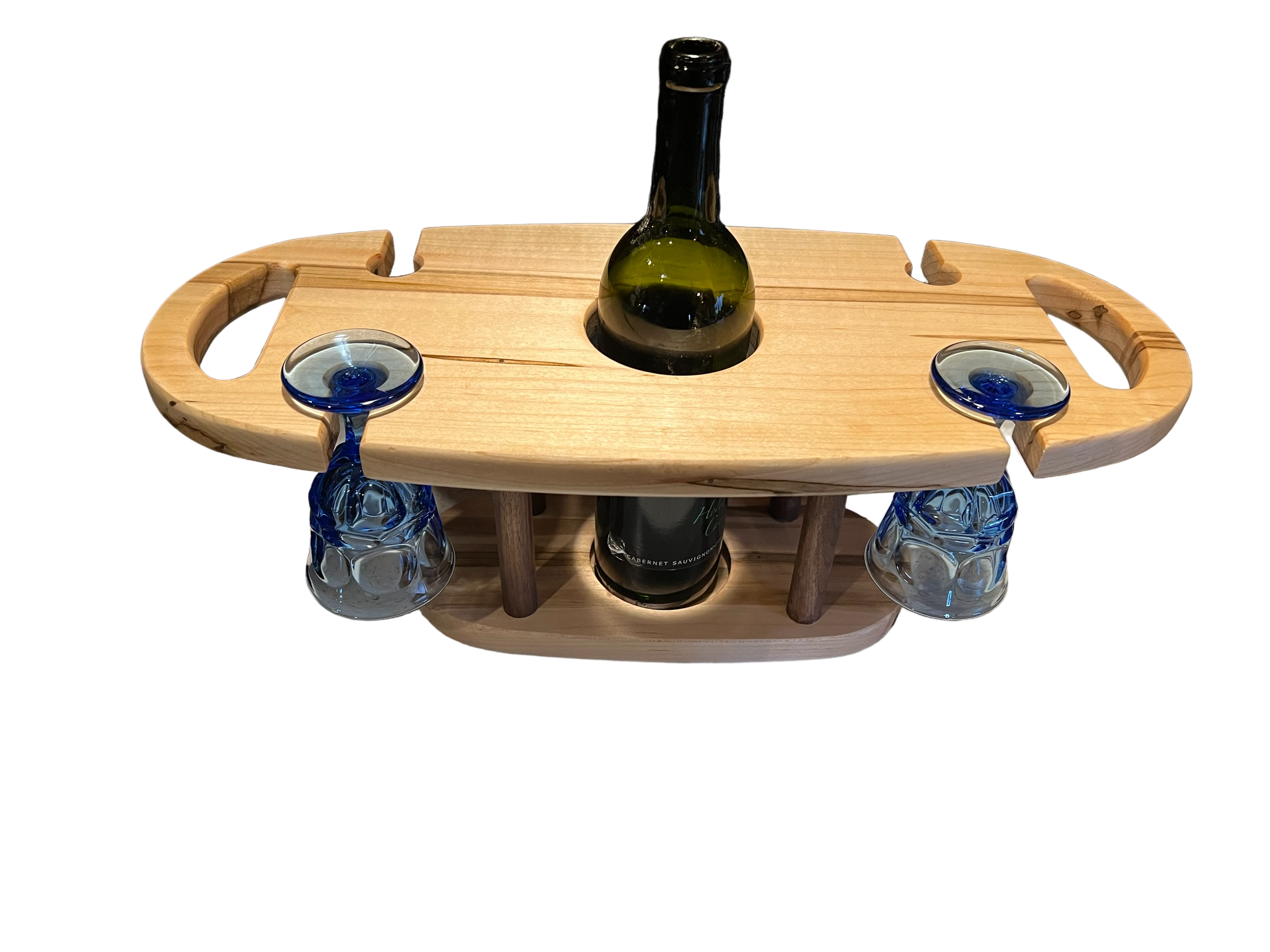 TG Designs - Wholesale Bottle Rack/Holder - Wine Bottle and Glass Caddy1