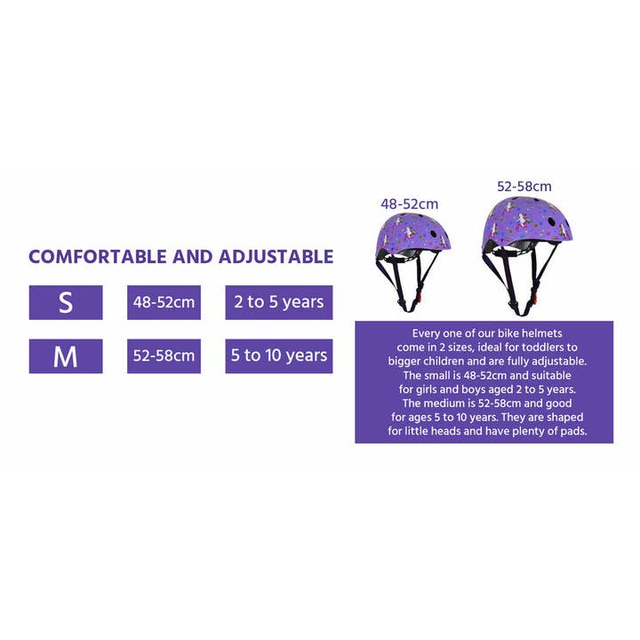 Kiddimoto - Vente Vélo et trottinette – enfant - Sparkle & Safety : casque licorne pour enfants2
