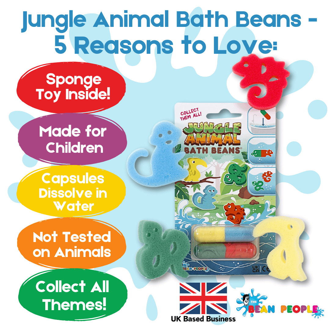 Baby Republic – wholesale Badleksak - Baby – Djungeldjur Badbönor1