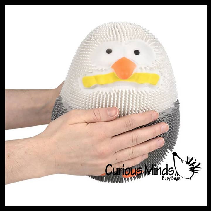 Curious Minds Toys - Wholesale Squishy toy – Kids & Baby - 1 JUMBO Seagull Puffer Air- Filled Squeeze Gull Pigeon6