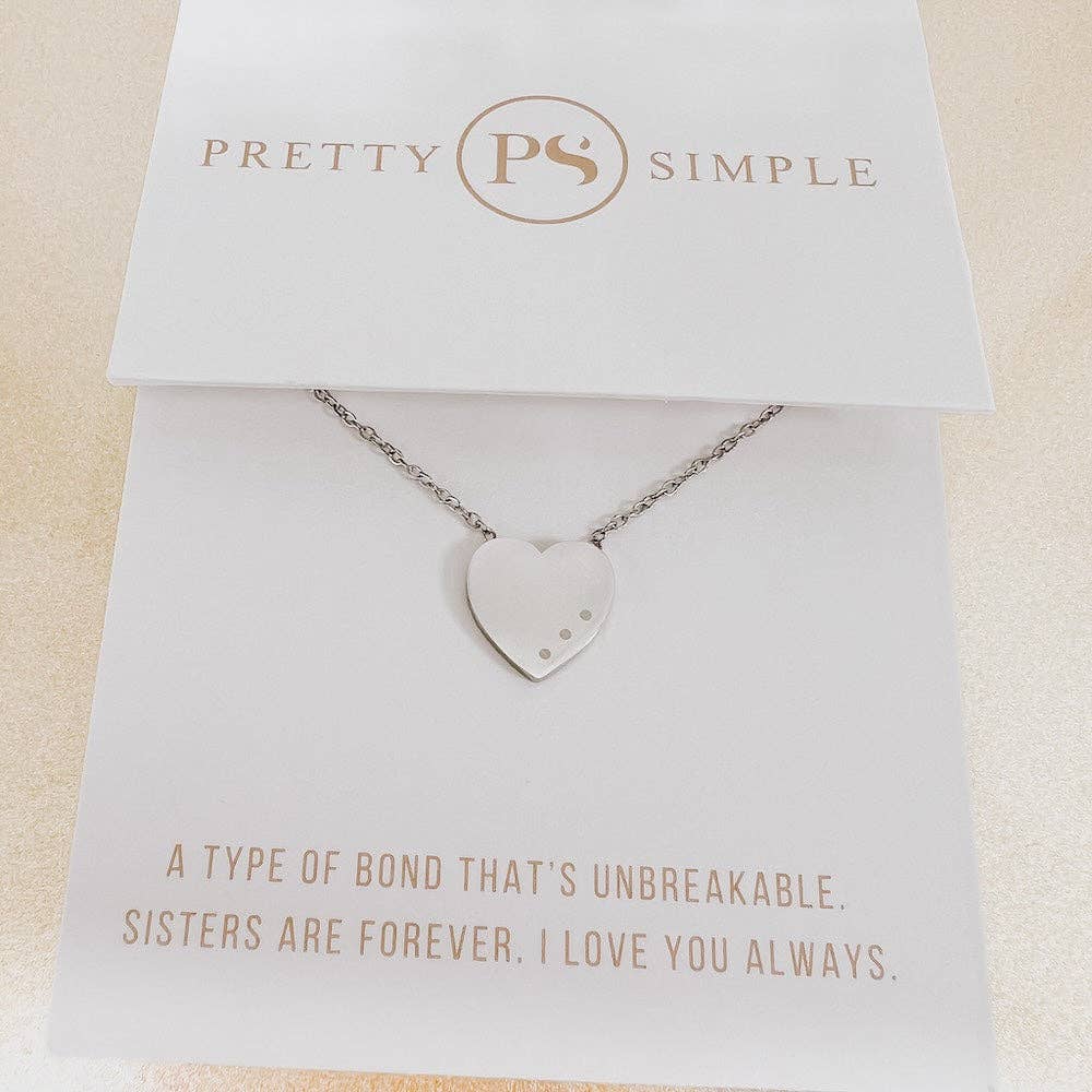 Pretty Simple - Wholesale Halskettinghanger - Sweet Heart Cadeau Ketting - WATERDICHT Groothandel10